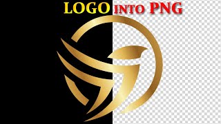 How To Make Logo Background Transparent | Picture into logo with Photoshop | Photo into PNG Logo