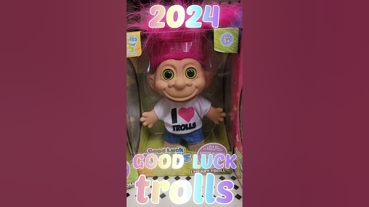New 2024 Good Luck Trolls at Walmart