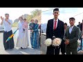 Dance and happiness rasool hand in hand young girl at the wedding party of dr