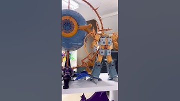 Unicron vs Primus #transformersmasterpiece #3rdpartytransformers #haslab #transformerscollector