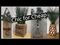 Chic for Cheap Challenge | Neutral Plant Home Decor | Scandinavian | Modern | Boho