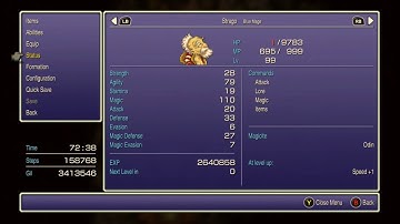 Final fantasy 6 Pixel Remaster Perfect Stats Leveling Strago
