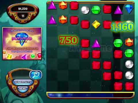 Bejeweled Classic HD - Back to back nice gem piles