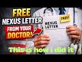 How I Got a Nexus Letter From My Doctor (Without Paying for One)!