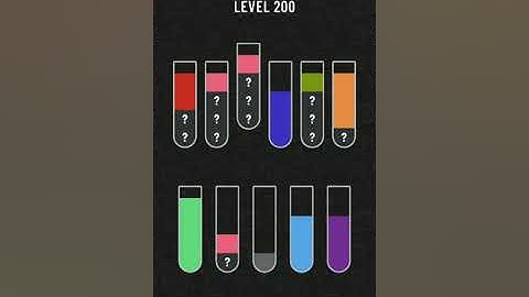 Water Sort Puzzle Level 200 | Level 200