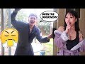 LOCKING MY BOYFRIEND OUT OF THE HOUSE! *HE WAS HEATED*