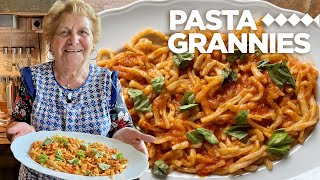 Discover Lidia's bread dough pasta called pincinelle! | Pasta Grannies