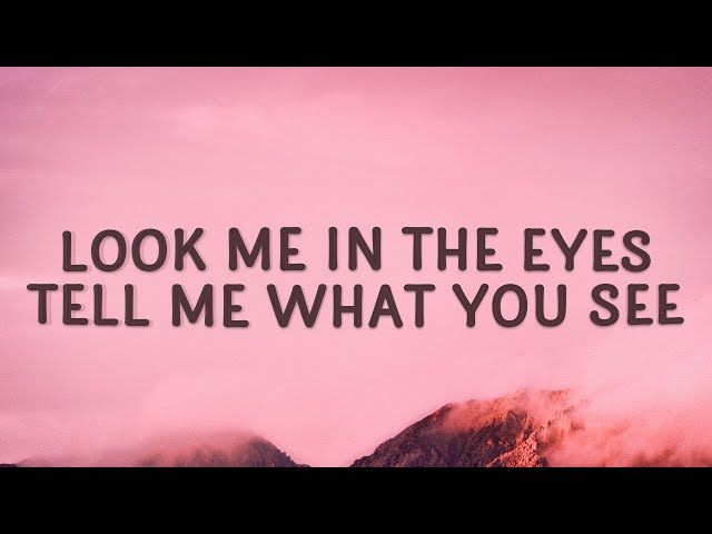 Imagine Dragons - Look me in the eyes tell me what you see (Bad Liar) (Lyrics) class=