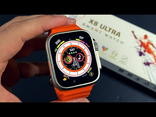 Reloj Smartwatch Serie 8 de 49mm con Receptor de Llamadas Naranja - B66