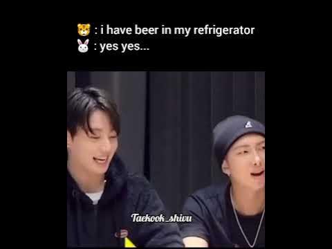 Jungkook knows everything about taehyung even about refrigerator 😁😳💕 # ...