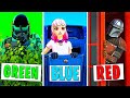 Using ONLY ONE COLOR in BOUNTY HUNTER HIDE & SEEK! (Fortnite Prop Hunt)