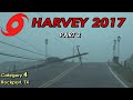 Hurricane Harvey 2017 - INTENSE Eyewall Winds in Rockport, Texas