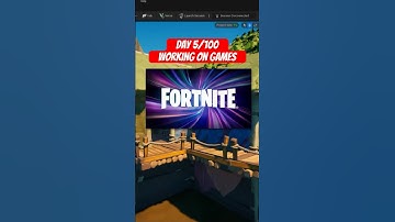 Day 5/100! Loving this game engine! #gaming #gamedev #fortnite #devlog