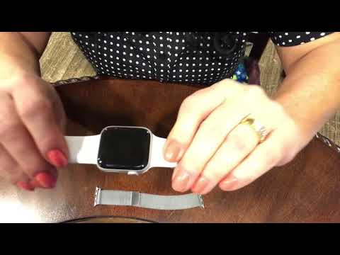 Видео: Как снять ремешок с Apple Watch 4?