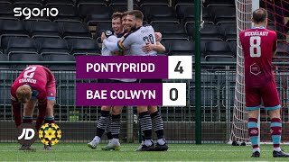 Pontypridd 4-0 Bae Colwyn Jd Cymru Premier