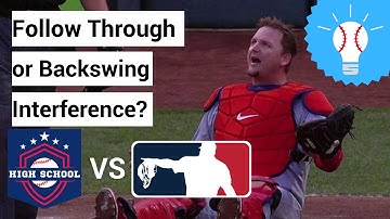 NFHS v. OBR: Backswing and Follow-Through Interference