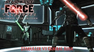 Star Wars The Force Unleashed: Starkiller vs General Kota