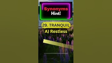 29. Enhance Your Vocabulary | Exploring Synonyms (English MCQs) | CSS MPT Exam #shorts #mpt