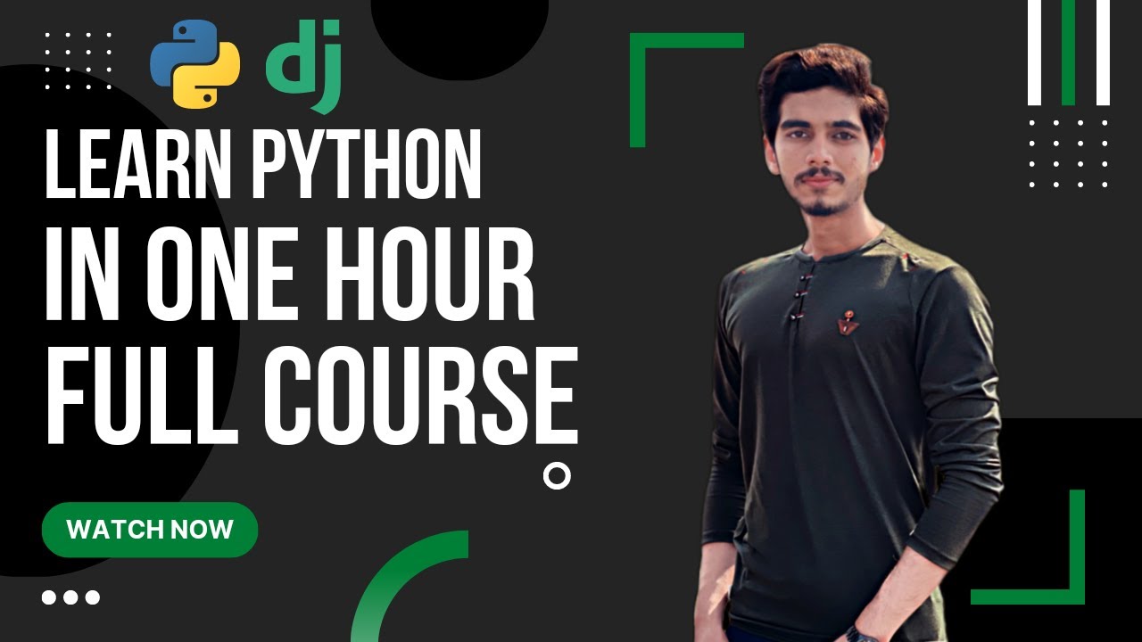 Learn Python in one hour | Beginner to Professional | Coding is easy ...