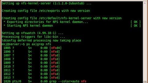 How to install NFS Server