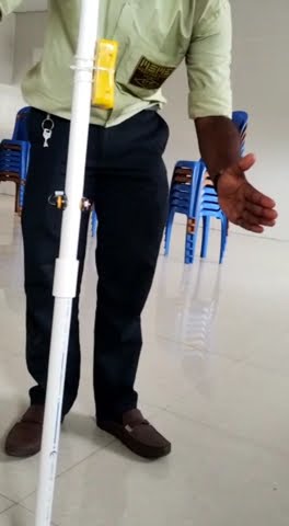 Demonstration of Smart Blind Stick Project done by 3rd Year Diploma in ...