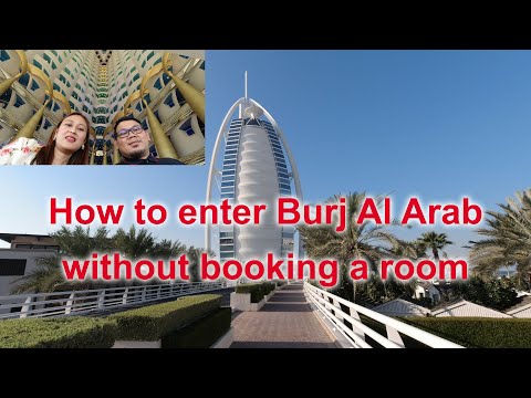 Experience inside Burj Al Arab without booking a room.