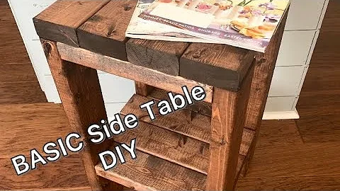 DIY Farmhouse Side Table (BASIC)