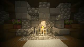 Fireplace Ambiance | Minecraft 1.19 Musics 1 Hours