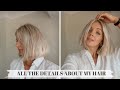 ALL THE DETAILS ABOUT MY BLUNT BLONDE BOB HAIR / Laura Byrnes