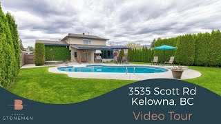 Single Family Home - Kelowna Real Estate Video Tour - 3535 Scott Rd, Kelowna, BC, Okanagan Living by Brendan Stoneman 349 views 1 year ago 2 minutes, 52 seconds