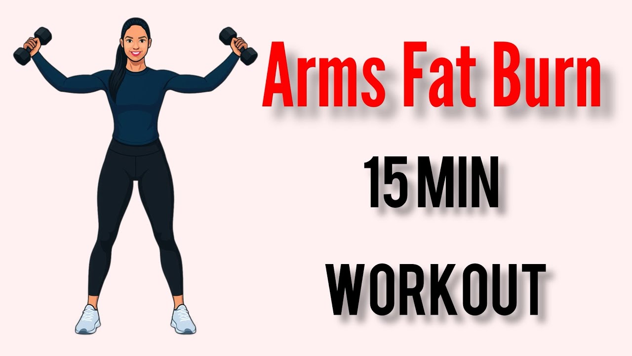15 Min Arm Fat Burn Workout | Slim & Tone Arms at Home - YouTube