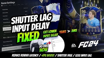 Fix EA FC 24 PC Stuttering Lag & Input Lag | FPS Boost | FC24 Corner Lag Fixed