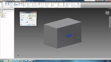 Autodesk Inventor Tutorial 8, Emboss