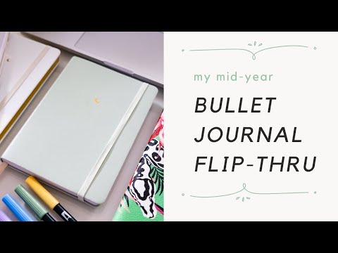 My 2021 Mid-Year Bullet Journal Flip-Through | January - July