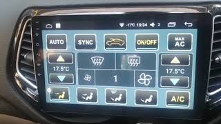 JEEP COMPASS ANDROID PLAYER AFTER INSTALLATION l NAVIGATION HD VIDEO AUDIO BLUETOOTH AND CAR FEATURE