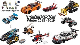 Lego Technic Winter 2018-2019 Compilation of all Sets