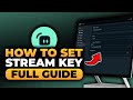 How To Set Stream Key in New Streamlabs (FAST & EASY) | 100% WORKS | NO Yapping, To The Point!