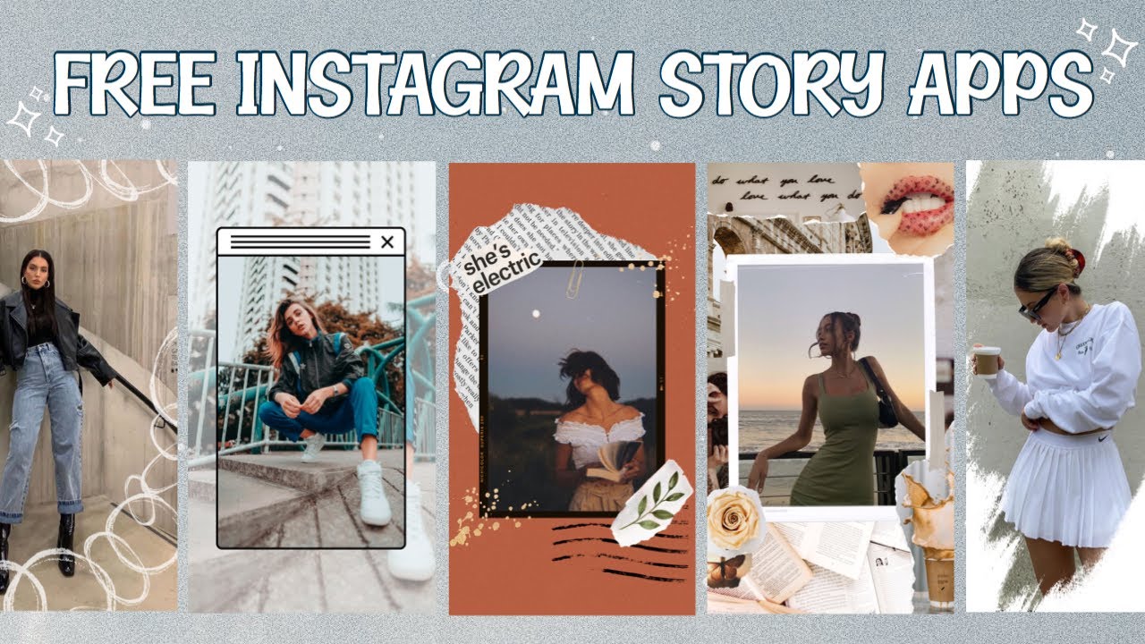 5 FREE Apps For Aesthetic Instagram Stories - YouTube