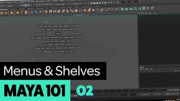 02 Maya Tutorial - Using Menus and Shelves