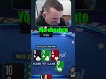 He did what? #poker #pokeronline