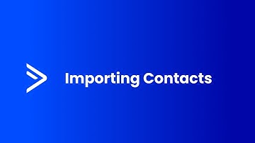 Importing Contacts