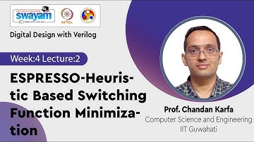 Lec 13: ESPRESSO-Heuristic Based Switching Function Minimization