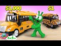 PeaPea Playing with School Bus - Video for kids