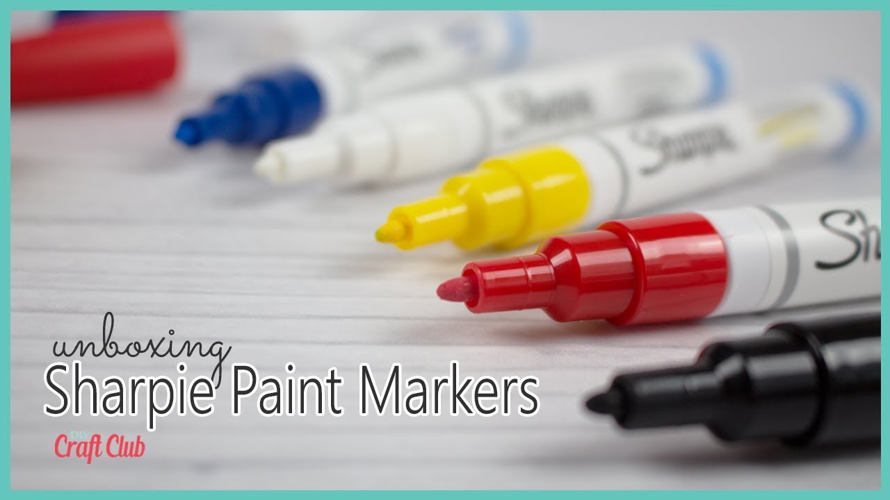 How To Use Paint Pens  SHARPIE REVIEW 