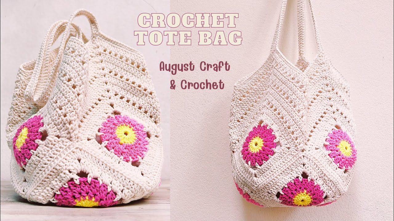 A cute shoulder bag that you'll want to use every day. How to crochet ...