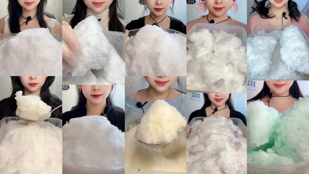 ASMR ICE EATING || HER SOLO FREEZER FROST EATING | SATISFYING SQUEAKY SOFT CRUNCHY FROST BITES ASMR🧊