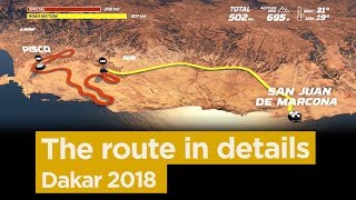 The stage by stage route - Dakar 2018