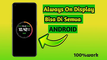Cara Mengaktifkan Fitur Jam Analog Always On Display.Di |Semua Android #jamanalogalwaysondisplay