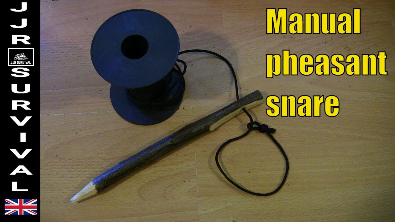 Pheasant Snare Trap , Manually Operated - YouTube