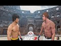 Bruce Lee Vs Chuck Norris | MASTERFUL SKILL!!! EA Sports UFC 3